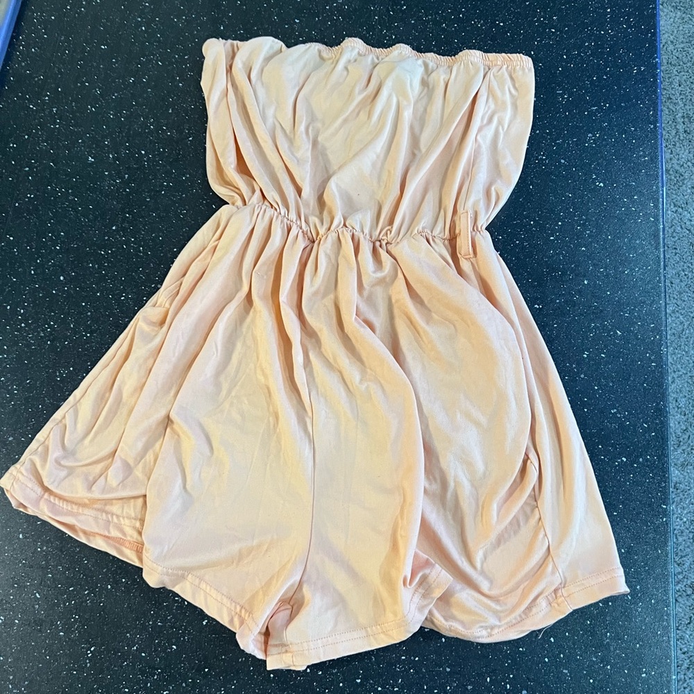 Peach Romper
